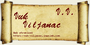 Vuk Viljanac vizit kartica